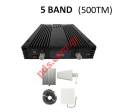   GSM PentaBand 900/1800/2100/2500/2700MHz (Vodafone-Wind-Cosmote-3G/4G/5G) Power booster repeater Redutelco 500TM