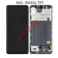   LCD Samsung A515F Galaxy A51 (2019) INCELL TFT Touch screen with digitizer frame    (CHINA OEM W/FRAME) NO FINGERPRINT FUNCTION