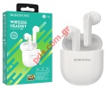 Wireless Headset Bluetooth HOCO BE49 White TWS like Airpods HIFI AUDIO Stereo Box