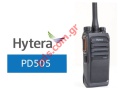 Portable tranceiver Hytera VHF PD-505 DMR 5W LCD Profesional series (16ch 8 ANALOG PMR & 8 DIGITAL DPMR)