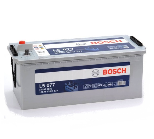 Battery Bosch L5 077 12V Capacity 40hr 180 (Ah) 1000A (EN) Leisure Deep Cycle Professional Dual Purpose EN (Amps) 