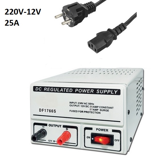   AC-DC DF-1766S 220V/12V-25A     