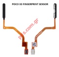  Xiaomi Pocophone POCO X3 NFC Black Fingerprint sensor Flex cable    