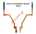  Xiaomi Pocophone POCO X3 NFC Green Fingerprint sensor Flex cable    