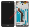   LCD Huawei P8 Lite 2017 (PRA-LX1) OEM Black (Front cover +Touch Screen + Display Glass)   .