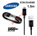   Data Cable ECB-DU4EBE Samsung microUSB-B 1,5m Black (Bulk)