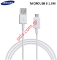   Data Cable ECB-DU4EWE Samsung microUSB-B 1,5m White (Bulk)