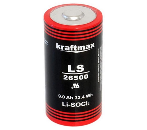 Battery Kraftmax LS26500 C Lion 3.6V 9000MHA (NON RECHARGABLE)