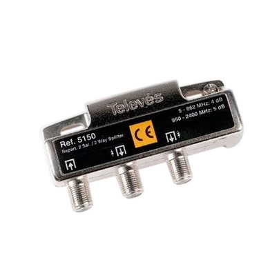 Splitter 2 waysTeleves 5150 F 5-2400 MHz DC pass