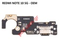 Charging board XIAOMI Redmi Note 10 5G OEM PBA Board with Charge Port MicroUSB TYPE-C Bulk