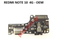 Charging board XIAOMI Redmi Note 10 4G (M2201K7AG) OEM PBA Board with Charge Port Micro USB TYPE-C Bulk