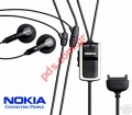 Original stereo handsfree Nokia HS-23 Black bulk (LIMITED STOCK)
