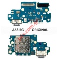 Original charge board Samsung A536B Galaxy A53 5G SUB PBA MicroUSB Type-C ORIGINAL