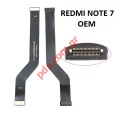   Xiaomi Redmi Note 7 (M1901F7G) Flex cable OEM Logic Motherboard main ribbon