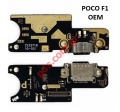    Xiaomi Poco F1 (M1805E10A) Type-C Charging board connector port Bulk ORIGINAL
