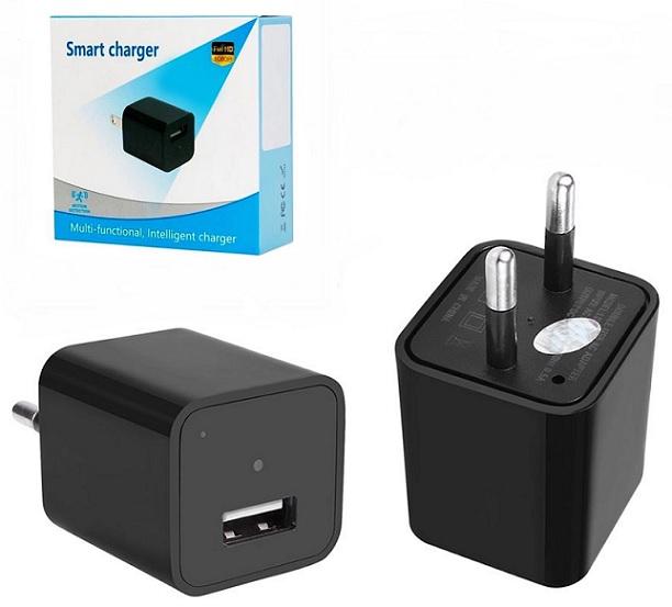 Charger with spy small camera Full HD USB Black Box