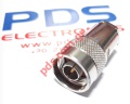 Connector N-Type Male for cable (LMR-400) Screwed Solder