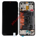   Huawei P SMART S/Y8p (AQM-LX1) Black Display 6.3 complte set Including Battery HB426489EEW and Parts 02353PNT ORIGINAL