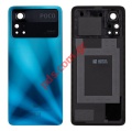 Back battery cover Xiaomi POCO X4 PRO  5G (M2102J20SG) 2021 Blue OEM Bulk