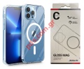 Case iphone 12/12 PRO TPU Magnet Gloss Mag TRN Clear box