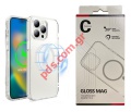 Διάφανη θήκη iphone 13 PRO MAX TPU Magnet Gloss Mag TRN Clear μαγνητική box