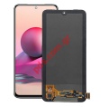  LCD Xiaomi Redmi Note 10 4G (M2101K7AG) OLED NO/Frame Black Display with touch screen and digitizer    