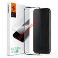 Tempered Glass Full Face Spigen Apple iPhone 12 Pro Max Glas.tR Slim HD FC Box