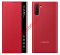   Samsung EF-ZN970CRE N970F Galaxy Note 10 Red Flip Clear View    Blister