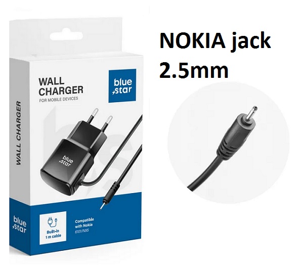 Travel Charger compatible for Nokia 6101 New series small pin 2.5MM (like AC-3)