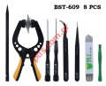   Repair Tool Kit Best BST-609,  iPhone, 8  Blister