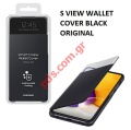   book Samsung Galaxy A72S Black S-View Wallet Cover (EF-EA725PBEGEE) Flip    Blister