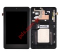 Set LCD Asus MeMo Pad HD 7.0 (ME173) Complete Display + Digitizer Touch screen and frame Black Bulk