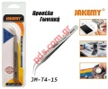   Jakemy JM-T4-15 Silver Tweezer Angle   45 Blister