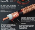 Coaxial RF cable HYPERFLEX 13 M&P LOW LOSS CABLE (20M) RF set connectors N-TYPE 2 PCS N-TYPE MALE/N-TYPE MALE Black Bulk