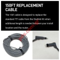 Extension cable for Starlink Rectangular Satellite V2 150 Ft Replacement Cable, Grey, Router Box