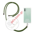 Body Neck Holder strap band LYD Green Khaki color universal Smartphone Blister