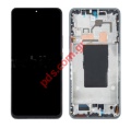    LCD Xiaomi 12T PRO (22081212UG) 2022 Silver Touch screnn with digitizer and frame BOX