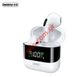   Bluetooth TWS Remax 10 PLUS White   LED stereo Box