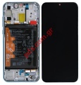   Huawei P SMART S/Y8p (AQM-LX1) Silver Display 6.3 complte set Including Battery HB426489EEW and Parts ORIGINAL SVP BOX