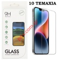   iPhone 15 (A3090) 6.1 (10in1) Flat 9H 0.33M Tempered glass clear Blister