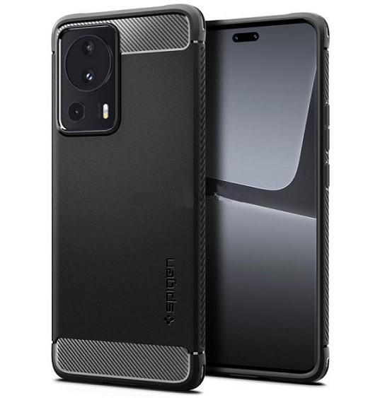 Protective case TPU Xiaomi 13 Lite Black Spigen Rugged Armur Box