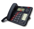 Corded telephone 2 Line Uniden AT-8502 Speakerphone ID Caller Black
