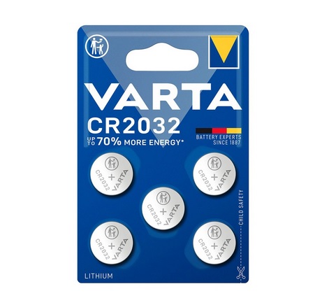 Batetry Lion VARTA CR2032, 3V, 5 pcs Blister