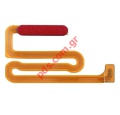  flex cable Samsung A125 Galaxy A12/12S Red Power on/off button    (        NO FINGERPRINT)