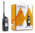 Portable transeiver MIDLAND CT990 Dual Band VHF/UHF 144- 440 Mhz analogue Box