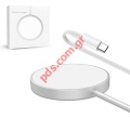 Wireless magnet charger Magsafe USB-C 15W White Box