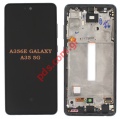   Samsung Galaxy A35 5G 2024 SM-A356 Black W/FRAME Display AMOLED LCD Touch screen Digitizer SVP Box ORIGINAL
