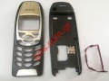 Compatible housing set for NOKIA 6310, 6310i Balck Gold (high quality in black color)