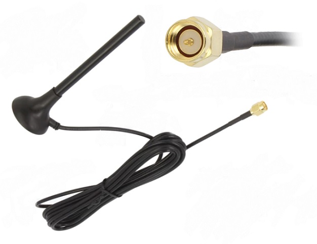 Magnetic antenna for GSM Mini 4G LTE 10CM Band 600/900/1800/2700/3300/5K MHZ cable 3m SMA Male