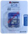 Κάρτα μνήμης  secure digital SD 4GB SDHC CLASS 6 ( KINGSTON )
